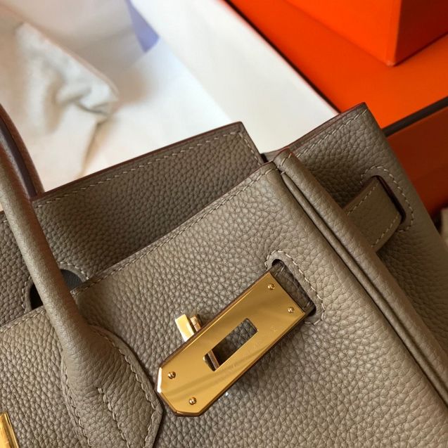 Hermes original togo leather birkin 35 bag H35-1 grey