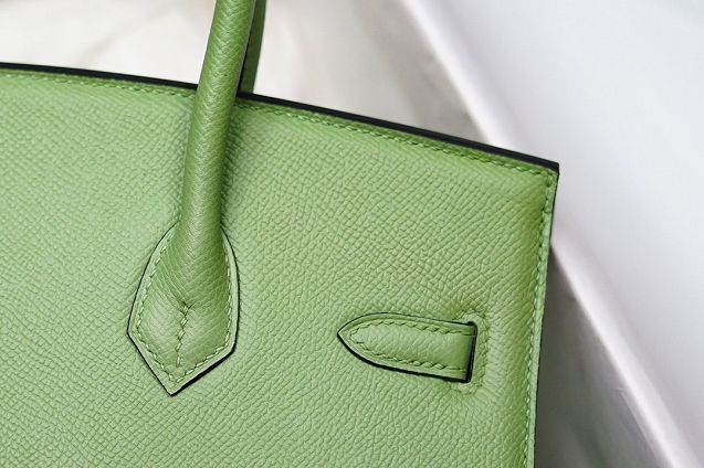 Hermes original epsom leather birkin 35 bag H35-3 vert criquet