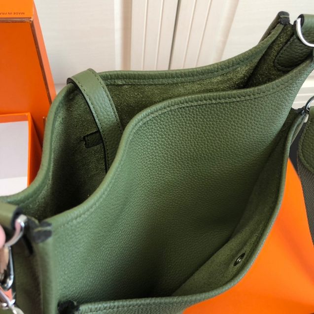 Hermes original togo leather evelyne pm shoulder bag E29 canopee