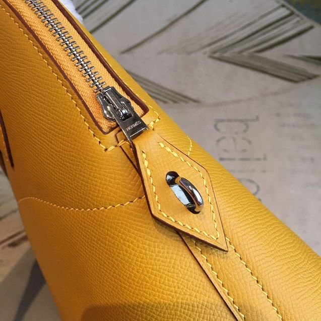 Hermes original epsom leather medium bolide 31 bag B031 amber