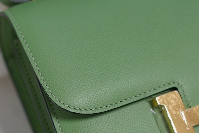 Hermes original epsom leather constance bag C23 vert criquet