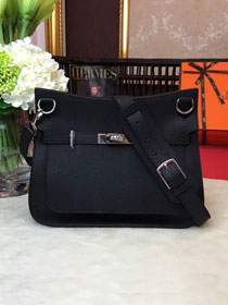 Hermes original calfskin jypsiere bag J034 black