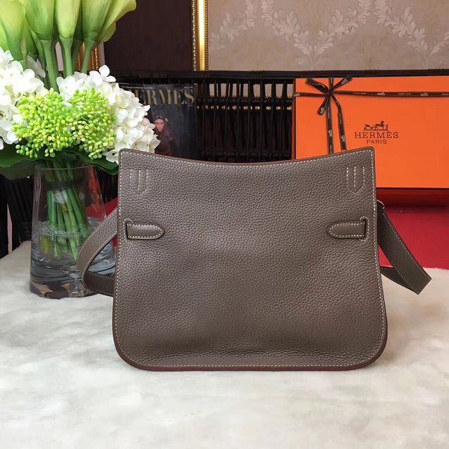 Hermes original calfskin jypsiere bag J034 grey