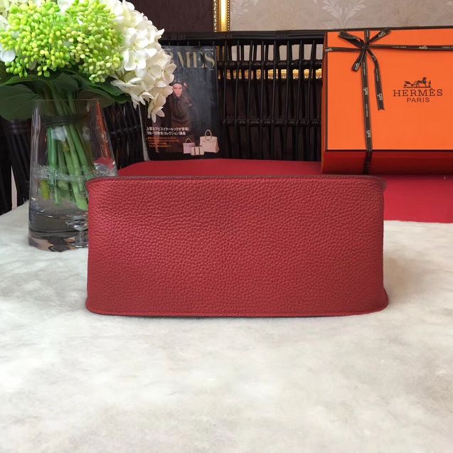 Hermes original calfskin jypsiere bag J034 red