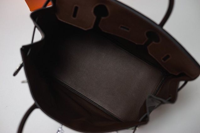 Hermes handmade original togo leather hac birkin 40 bag HB0022 dark brown