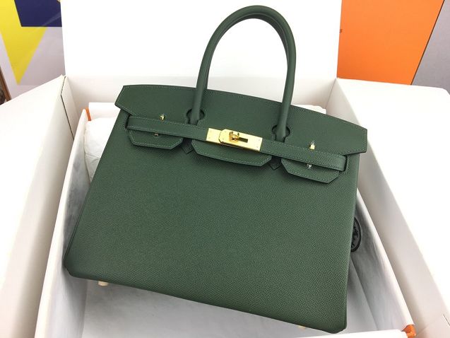 Hermes original epsom leather birkin 25 bag H25-3 canopee