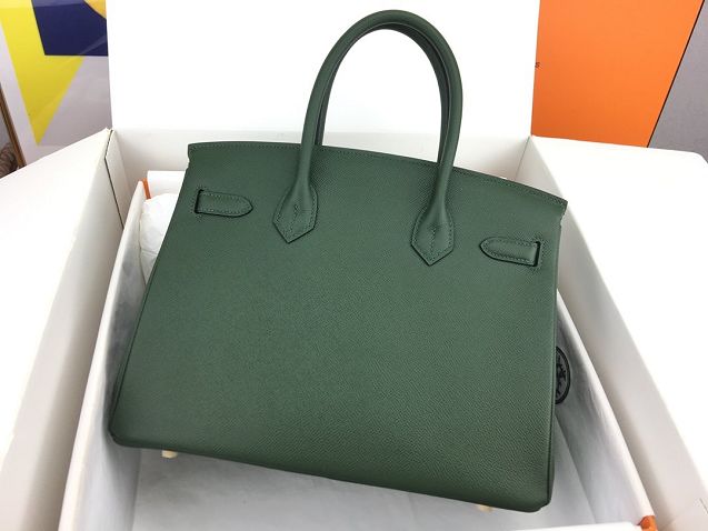 Hermes original epsom leather birkin 35 bag H35-3 canopee 