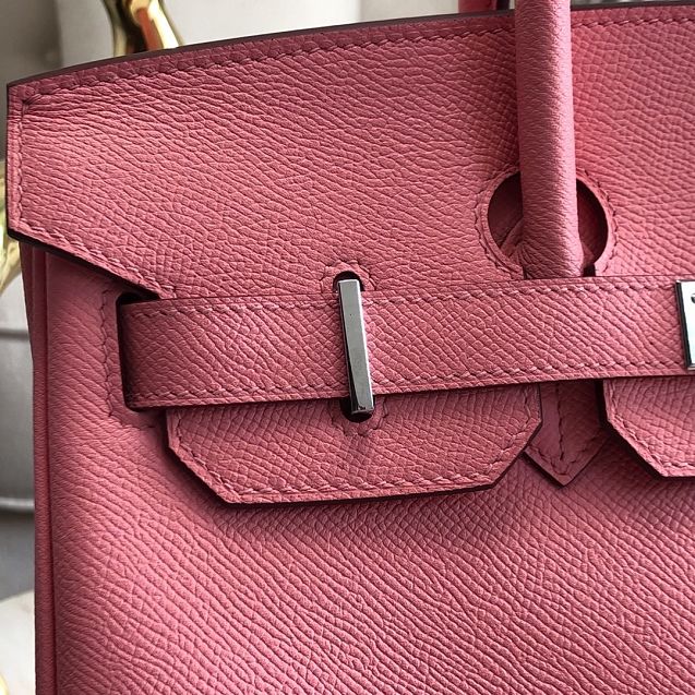 Hermes original epsom leather birkin 30 bag H30-3 cherry pink