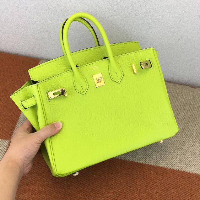 Hermes original epsom leather birkin 35 bag H35-3 kiwf green 