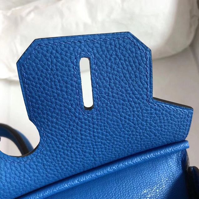 Hermes original togo leather birkin 35 bag H35-1 blue hydra