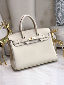 Hermes original epsom leather birkin 30 bag H30-3 cream white