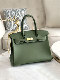 Hermes original togo leather birkin 30 bag H30-1 canopee