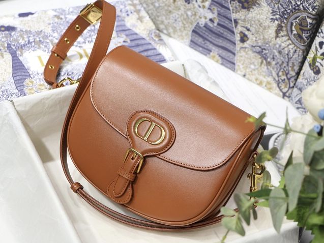 2020 Dior original calfskin medium bobby bag M9319 brown