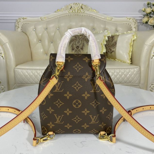 Louis vuitton original monogram montsouris BB backpack M45502 apricot