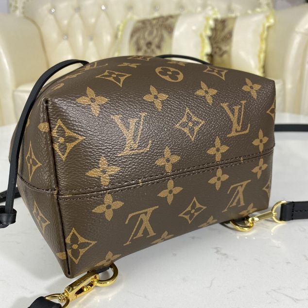 Louis vuitton original monogram montsouris BB backpack M45516 black