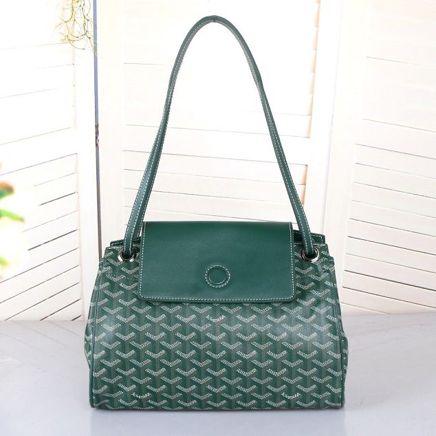 Goyard original canvas rouette shoulder bag GY0004 green