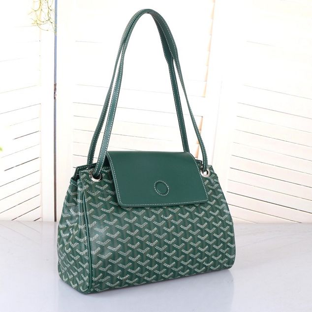 Goyard original canvas rouette shoulder bag GY0004 green