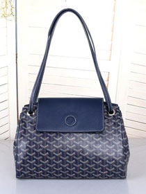 Goyard original canvas rouette shoulder bag GY0004 royal blue