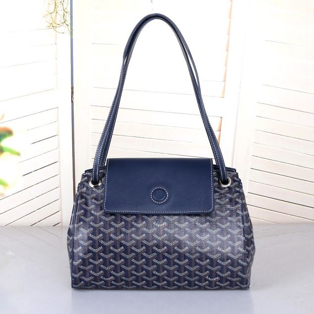 Goyard original canvas rouette shoulder bag GY0004 royal blue