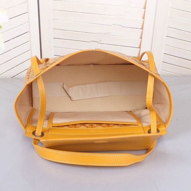 Goyard original canvas rouette shoulder bag GY0004 yellow
