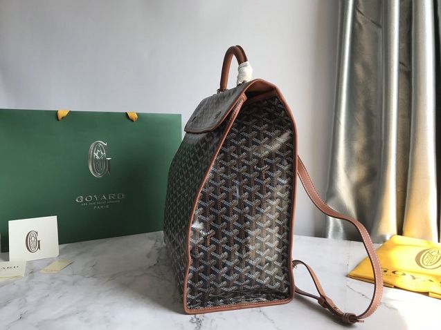 Goyard original canvas saint leger backpack GY0001 black&brown