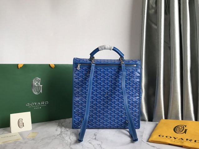 Goyard original canvas saint leger backpack GY0001 blue