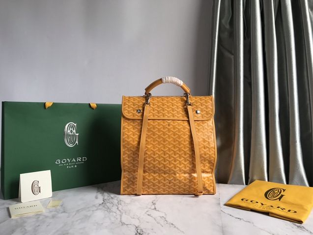 Goyard original canvas saint leger backpack GY0001 yellow