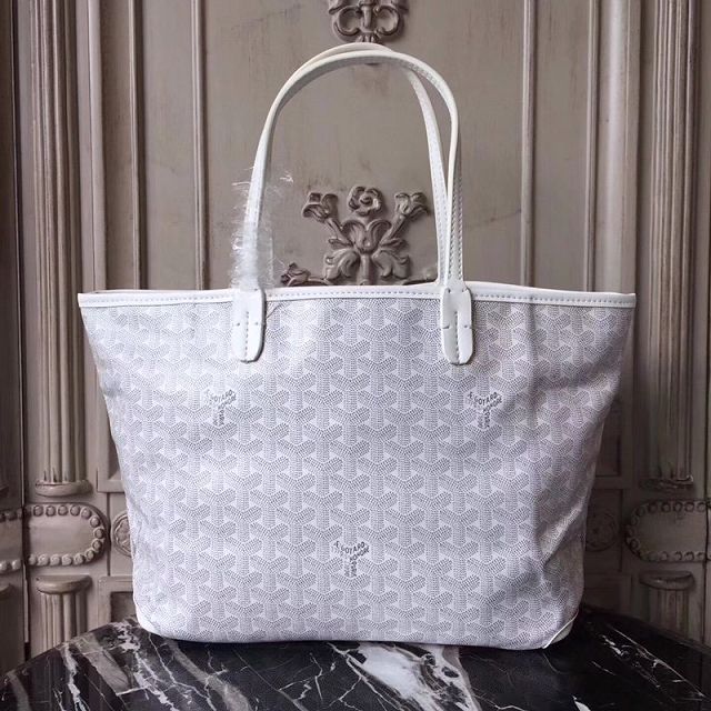 Goyard original canvas artois PM bag GY0002 white