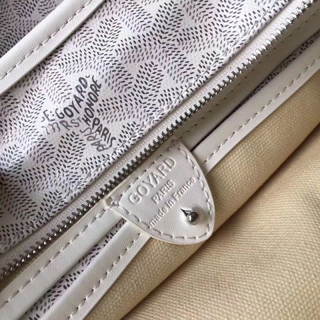 Goyard original canvas artois PM bag GY0002 white