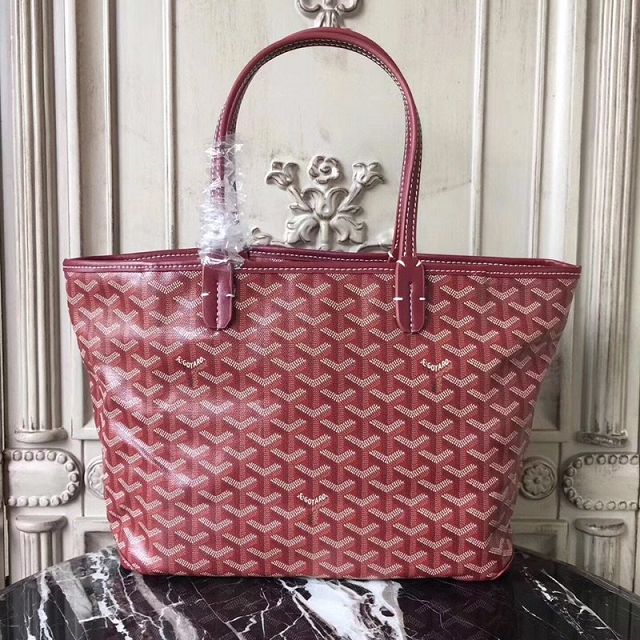 Goyard original canvas artois PM bag GY0002 wine red