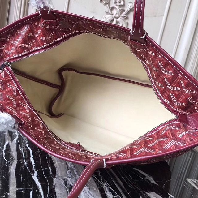 Goyard original canvas artois PM bag GY0002 wine red