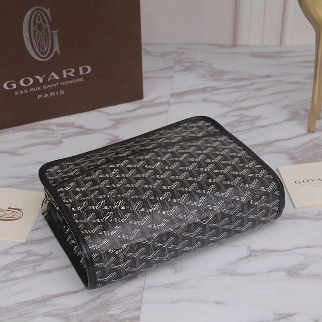 Goyard original canvas clutch GY0008 black