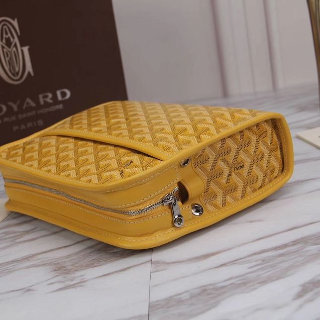 Goyard original canvas clutch GY0008 yellow