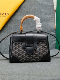 Goyard original canvas  mini saigon bag GY0007 black