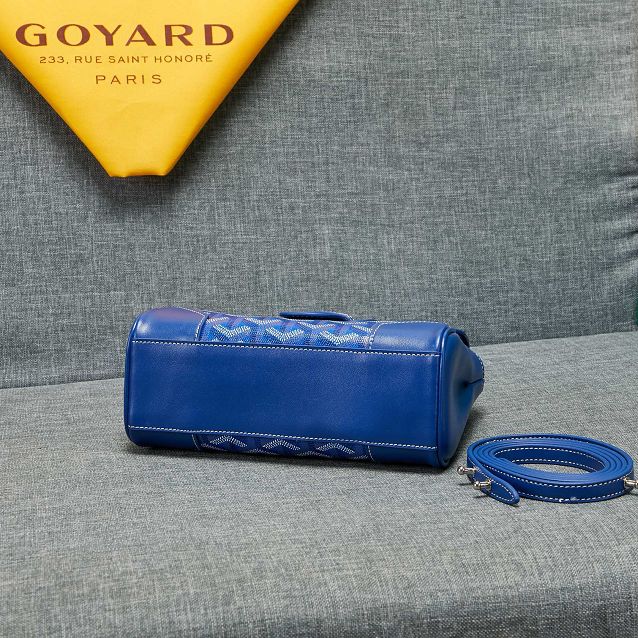 Goyard original canvas  mini saigon bag GY0007 blue