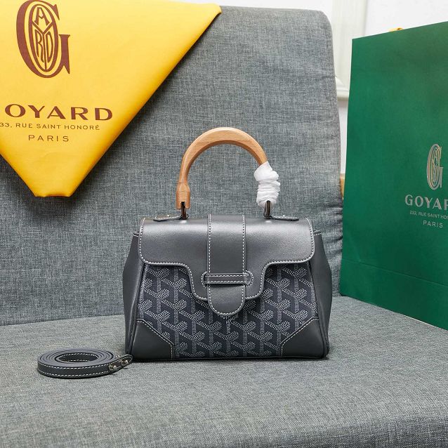 Goyard original canvas mini saigon bag GY0007 grey