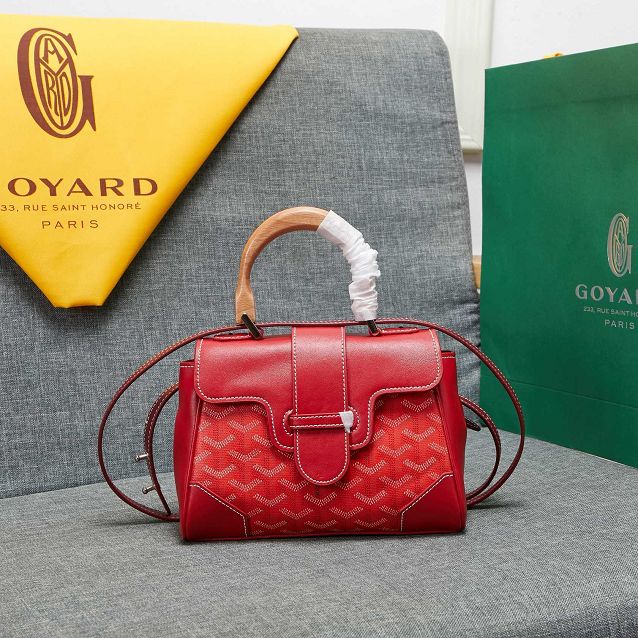 Goyard original canvas mini saigon bag GY0007 red