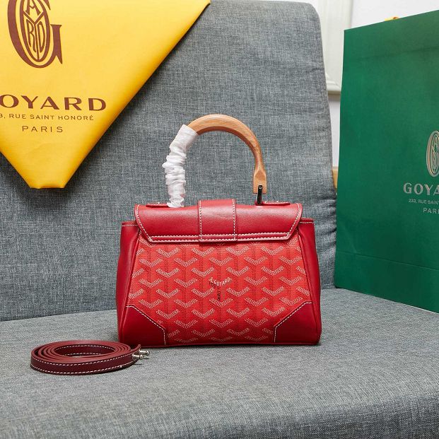 Goyard original canvas mini saigon bag GY0007 red