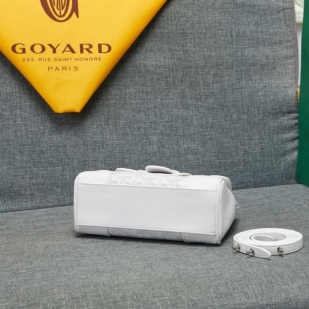 Goyard original canvas mini saigon bag GY0007 white