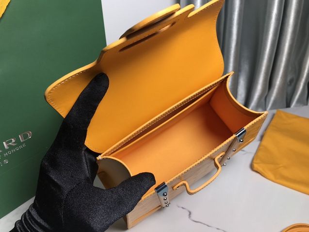 Goyard original canvas saigon structure mini bag GY0009 yellow