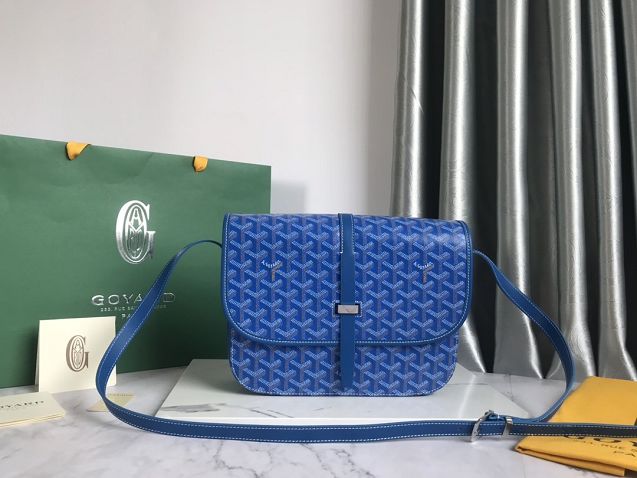 Goyard original canvas belvedere bag GY0012 blue