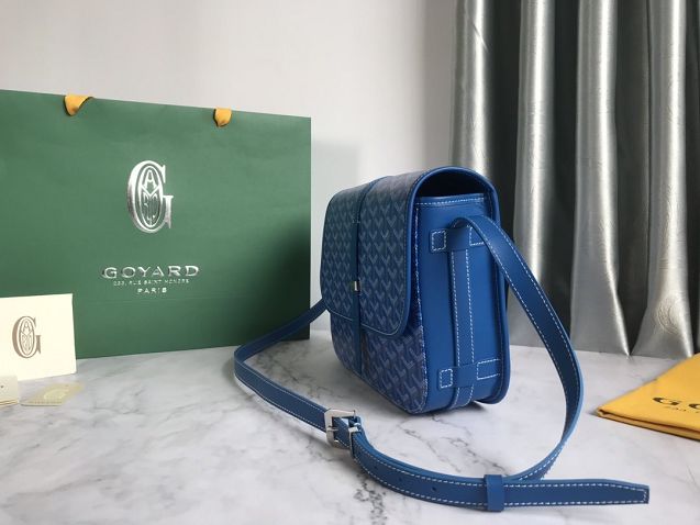 Goyard original canvas belvedere bag GY0012 blue