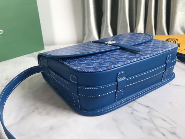 Goyard original canvas belvedere bag GY0012 blue