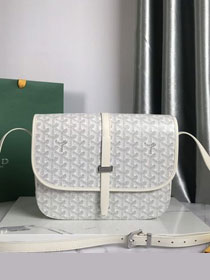 Goyard original canvas belvedere bag GY0012 white