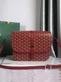 Goyard original canvas belvedere bag GY0012 wine red