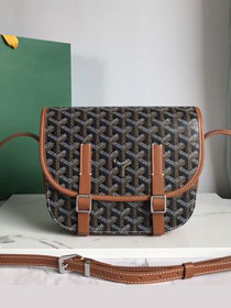 Goyard original canvas belvedere bag GY0013 black&brown