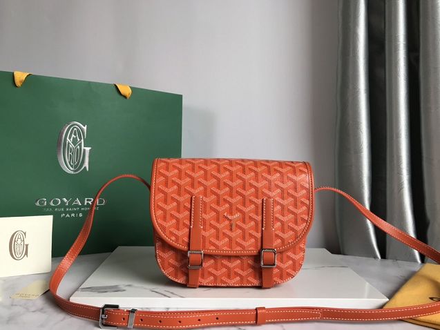 Goyard original canvas belvedere bag GY0013 orange