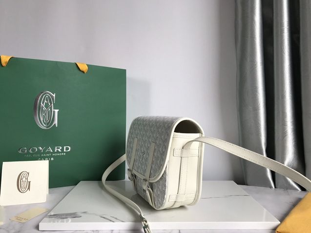 Goyard original canvas belvedere bag GY0013 white