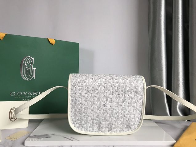 Goyard original canvas belvedere bag GY0013 white