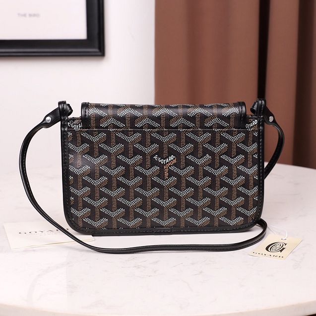 Goyard original canvas plumet pouch GY0010 black	